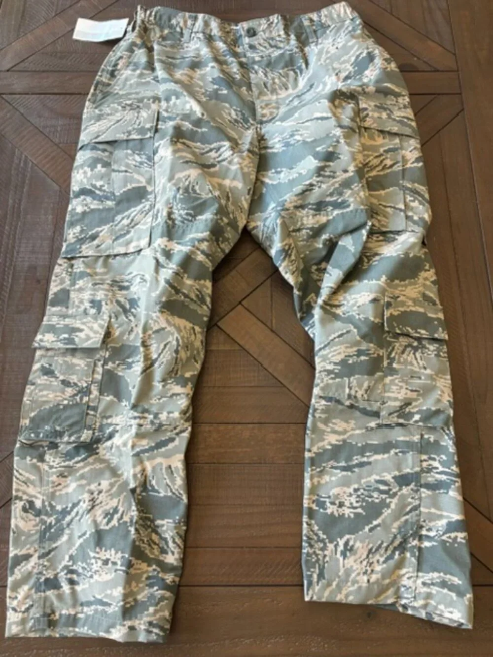 US Air Force Camouflage Cargo Pants Mens Green Tactical Uniform 36S x 30 NEW